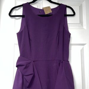 Rich Purple Sleeveless Dress BCBG size 4 elegant party dress
